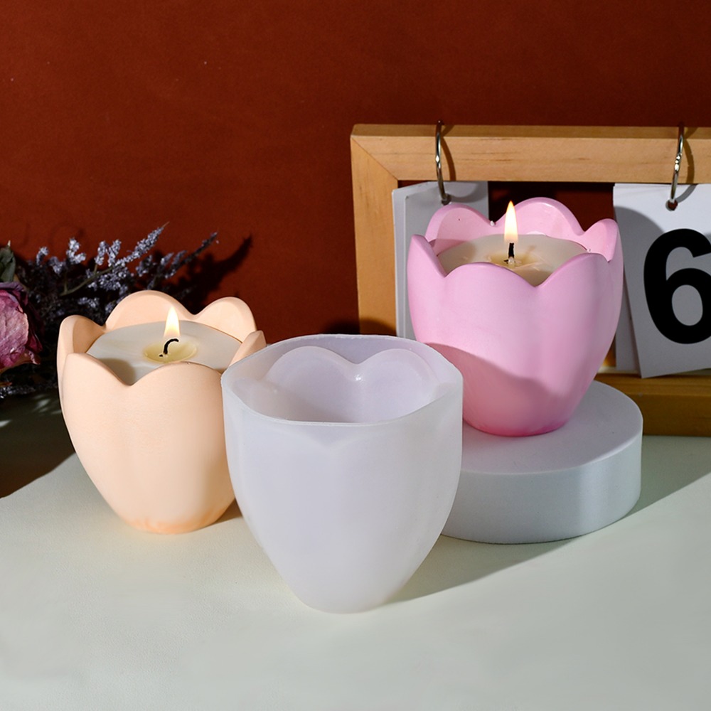 Tulip Candle Holder Silicone M - Soap Making Gifts ulasan dan harga