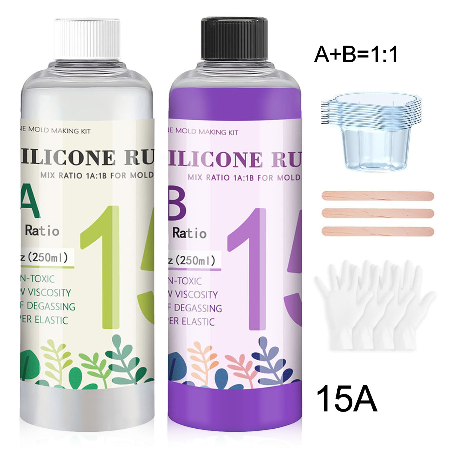 Purple Liquid Silicone Rubber  - Soap Making Kit For Beginners ulasan dan harga