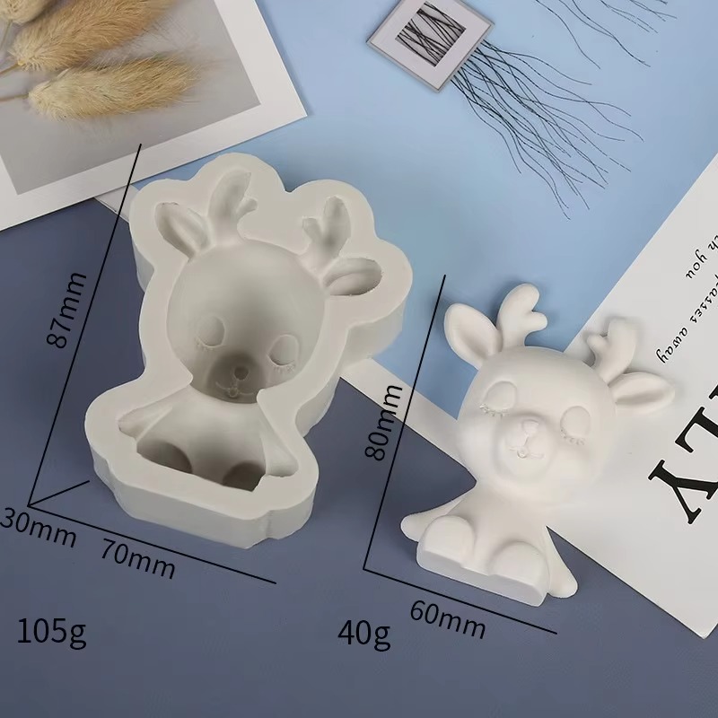 1-10PCS Christmas Reindeer Sil - Soap Making Diy Kit ulasan dan harga