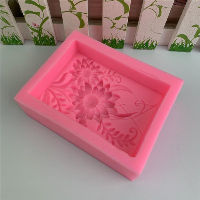 1pc 3D Square Rose Flower Sili - Soap Making Kit For Beginners ulasan dan harga