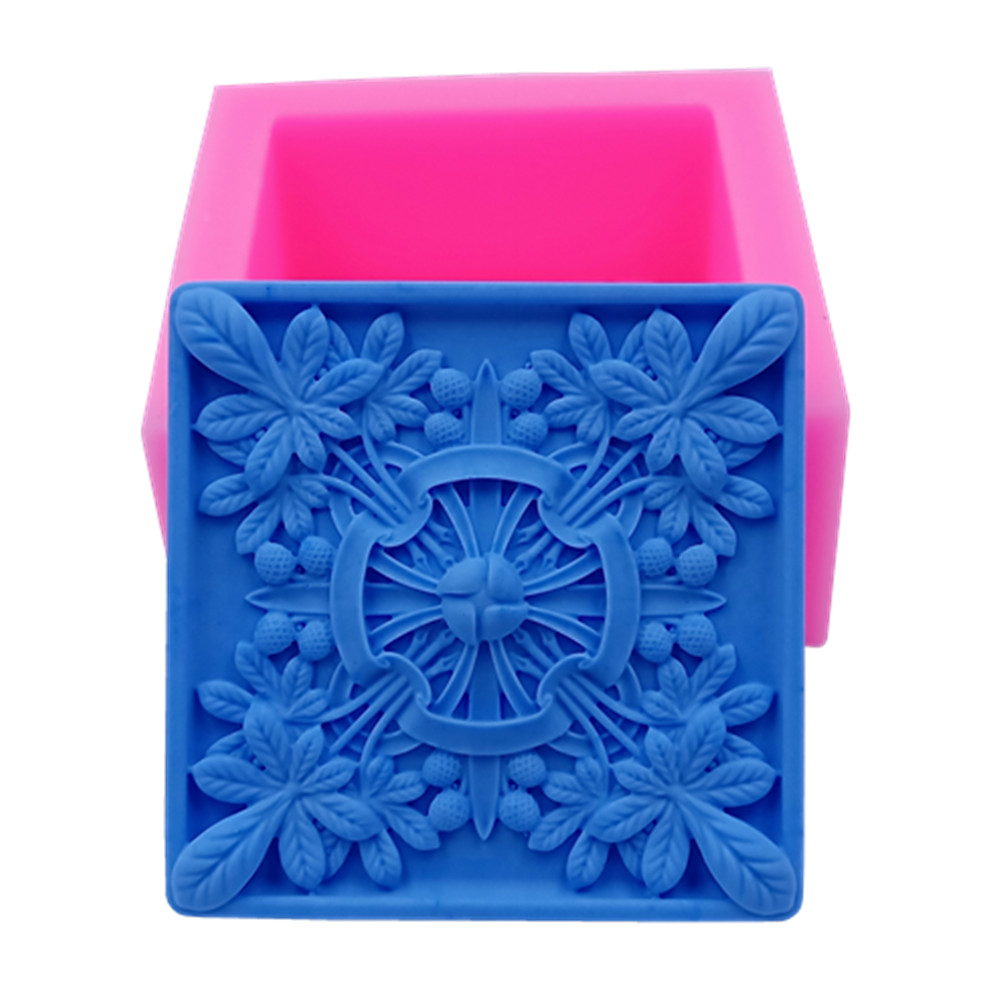 Square Design Soap Molds Flowe - Soap Making Instructions ulasan dan harga